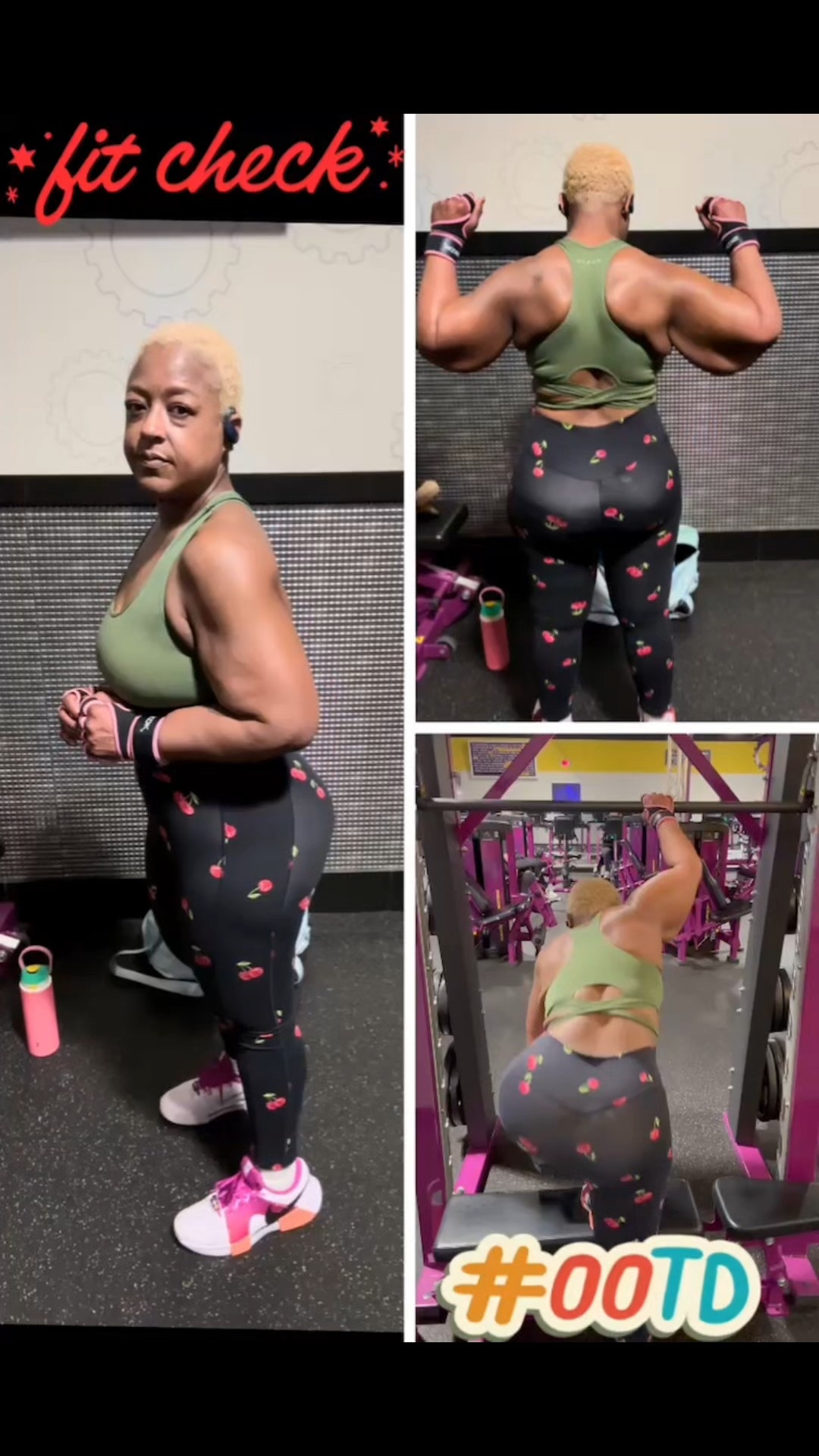 🍒Cherries + gains? Say less.

Caption:
This gym fit is giving strong and sweet 💪🍒 Rocked my cherry leggings with this strappy green NVGTN top, and let’s just say—heads turned.
Found some similar inspired looks on Amazon, so if you’re ready to glow up your workout wardrobe, click to see the latest finds!

#LTKMidsize #LTKSummerEdit #LTKActive