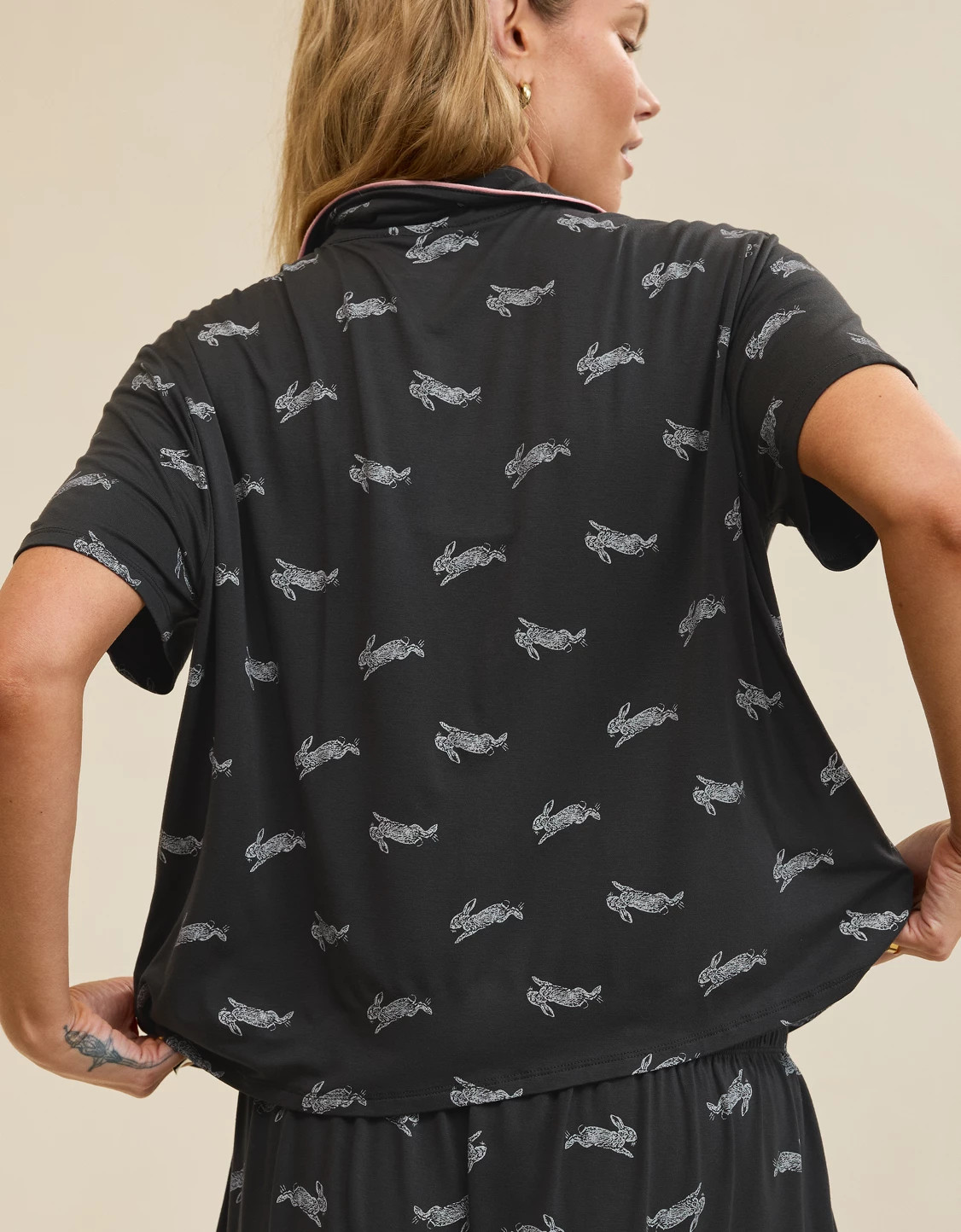 Aerie Real Soft® Short Sleeve Pajama Shirt | American Eagle Outfitters (US & CA)