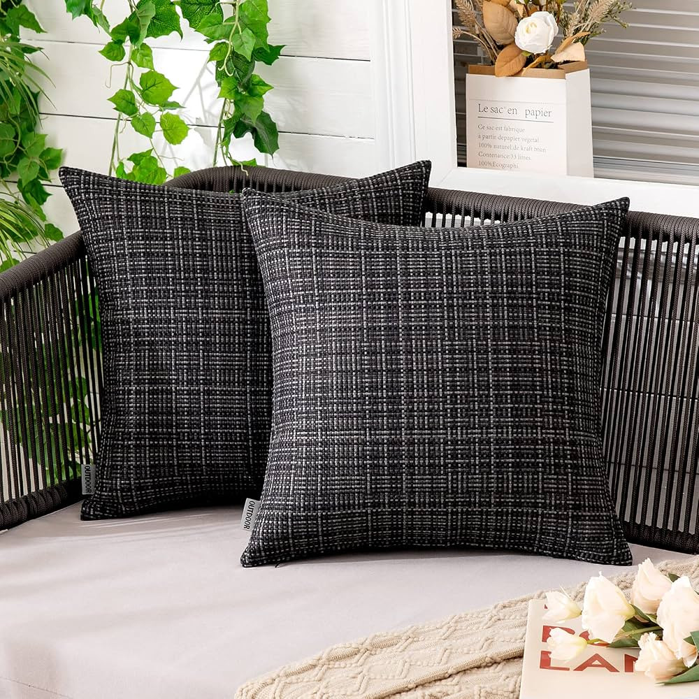 MIULEE Outdoor Waterproof Throw Pillow Covers Decorative Farmhouse Water Resistant Cushion Covers... | Amazon (US)