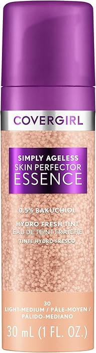 Covergirl Simply Ageless Skin Perfector Essence Foundation, 30 Light-Medium,Tinted Skincare Makeu... | Amazon (US)