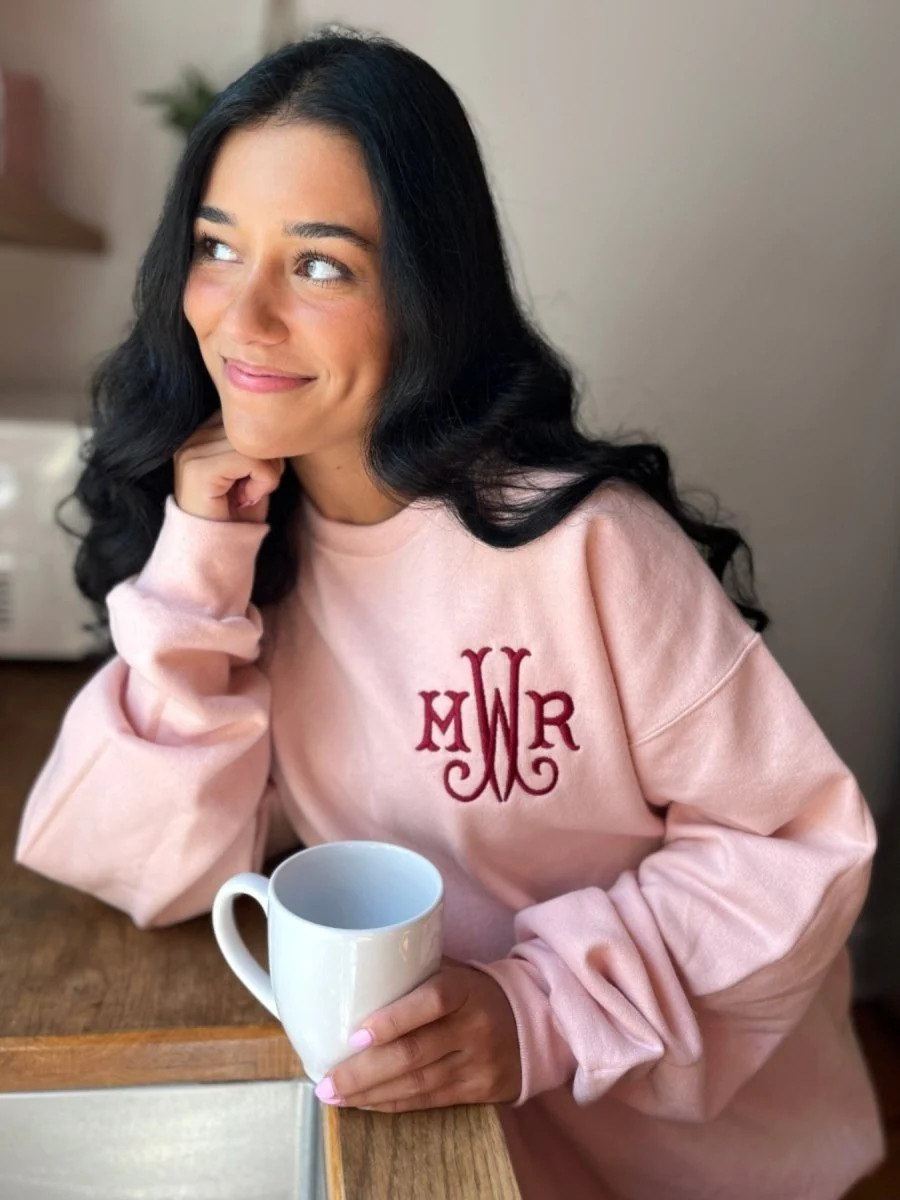 Monogrammed Crewneck Sweatshirt | United Monograms
