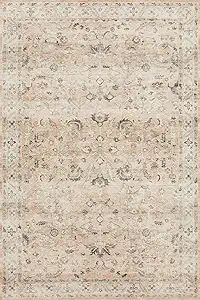 Loloi II Hathaway Collection HTH-06 Blush/Multi, Traditional 7'-6" x 9'-6" Area Rug | Amazon (US)