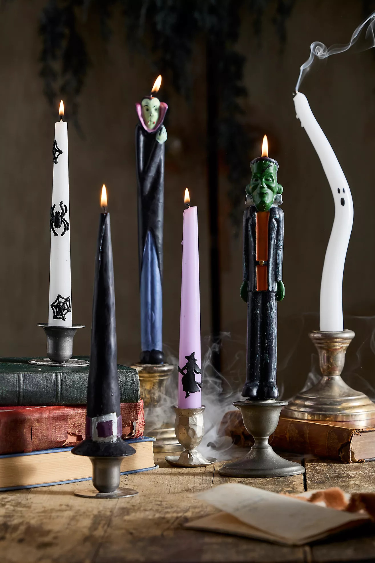Terrain Monster Taper Candles, Set of 2 | Anthropologie (US)