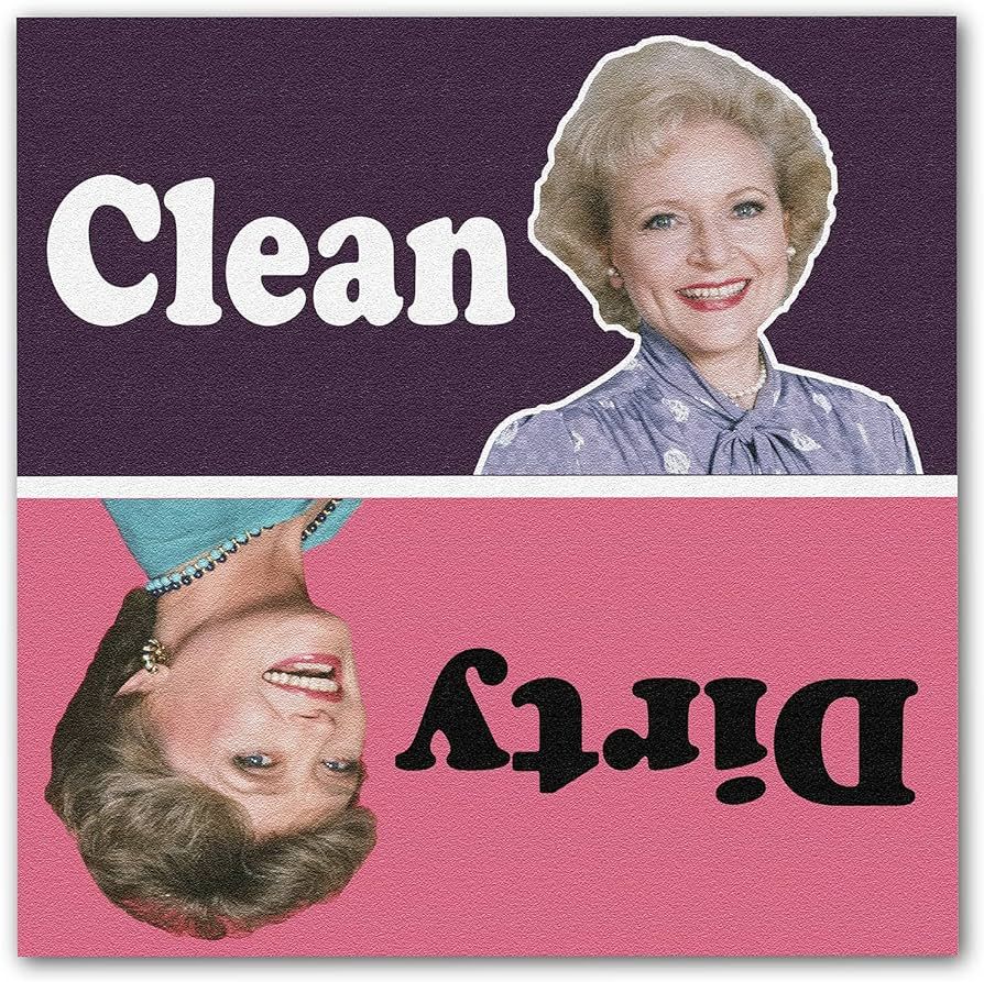 The Golden Girls Dishwasher Magnet, Clean Dirty Magnet Sign Indicator, Trendy Universal Kitchen D... | Amazon (US)