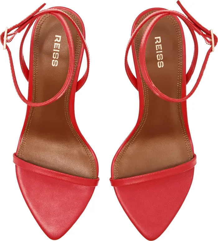 Reiss Ankle Strap Pointed Toe Sandal (Women) | Nordstrom | Nordstrom