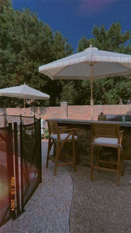 We love these outdoor barstools from Amazon so much! Linking our umbrellas too - they’re gorgeous and have lasted us a few seasons now! 

#LTKVideo #LTKSeasonal #LTKHome