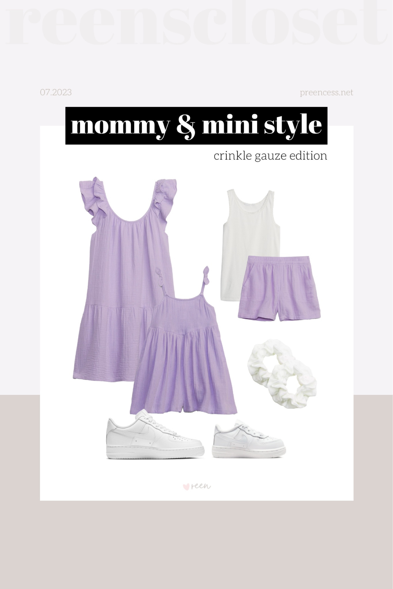 Mommy & Mini Style: crinkle gauze edition. Such a cute combo of purple and white! 💜🤍

#LTKstyletip #LTKfamily #LTKkids