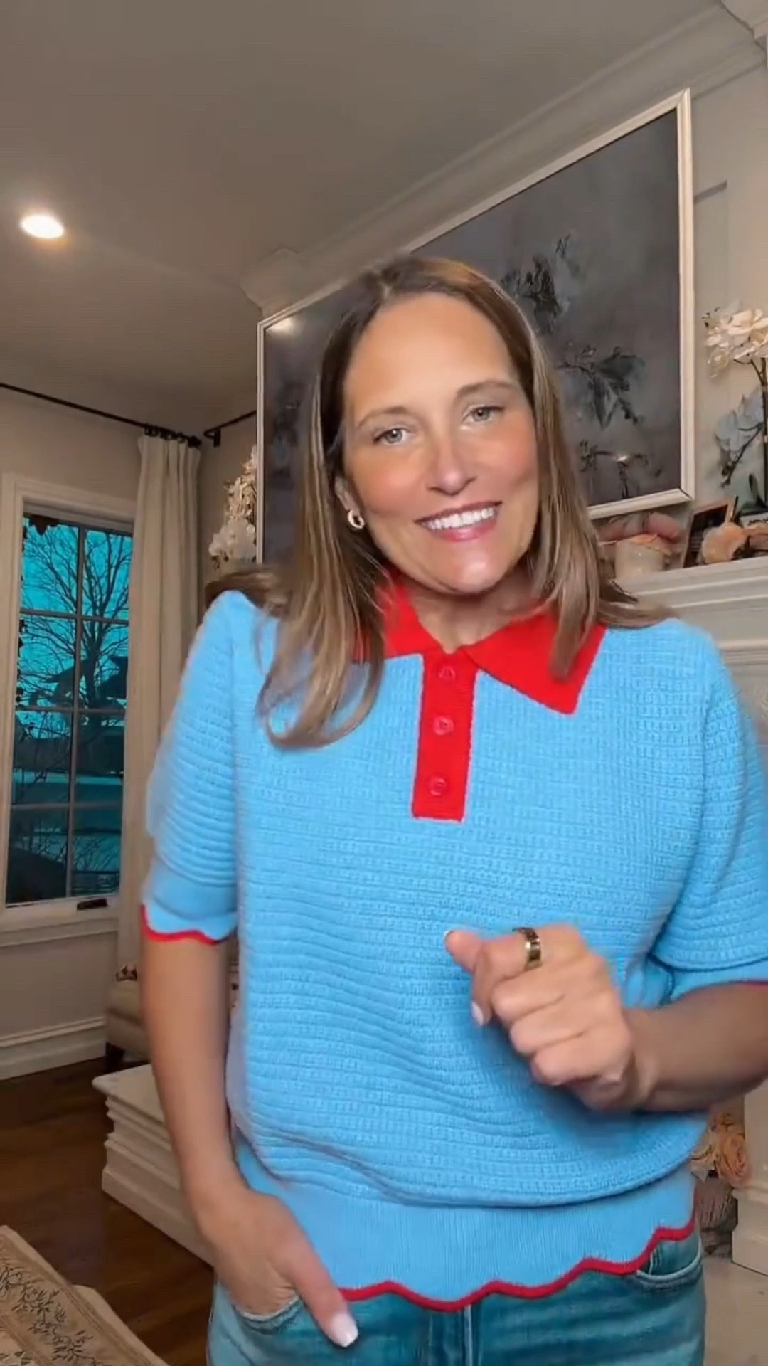 This Social Threads top is so soft I didn’t want to take it off! I’m loving the color blocking and scallop details. It pairs perfectly with white pants or denim jeans for a fresh, stylish look.

#LTKMidsize #LTKootd #LTKOver40