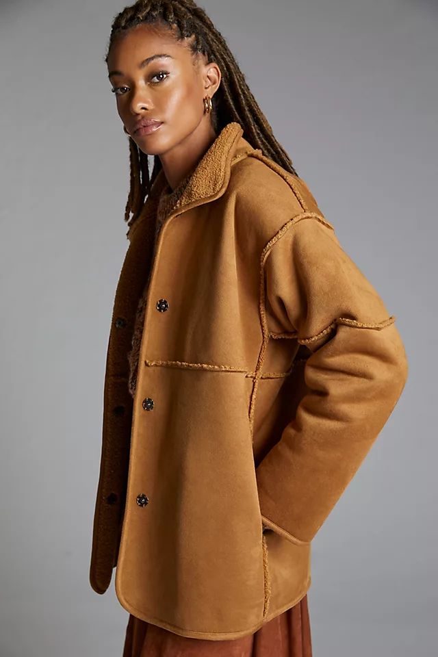 Reversible Fleece Coat | Anthropologie (US)