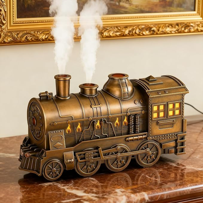 Christmas Train Diffuser with Vintage Steam Design for Home Aromatherapy | Amazon (US)