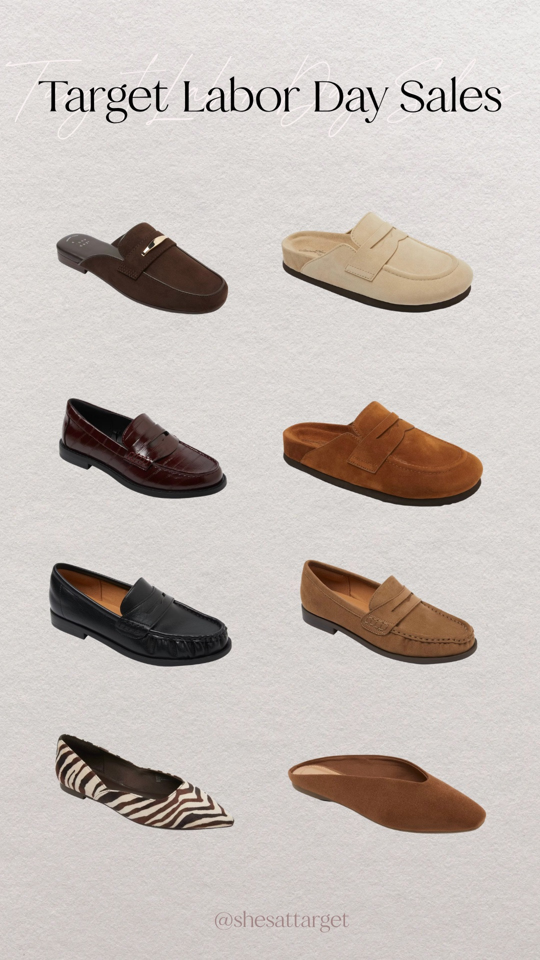 Up to 40% off shoes at Target for Labor Day! Linking some of my favorite fall shoe trends here

#LTKSaleAlert #LTKSeasonal