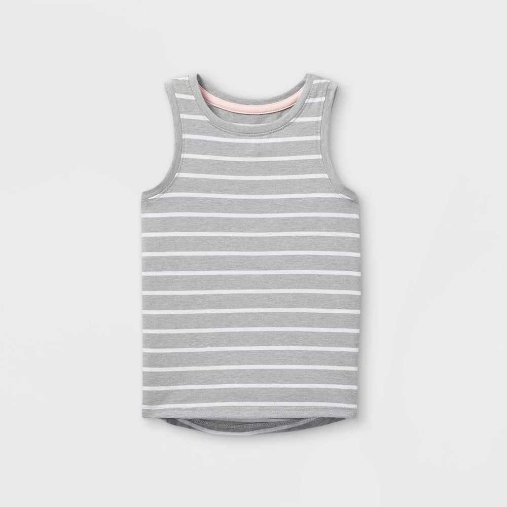 Toddler Girls' Tank Top - Cat & Jack Gray 18M | Target