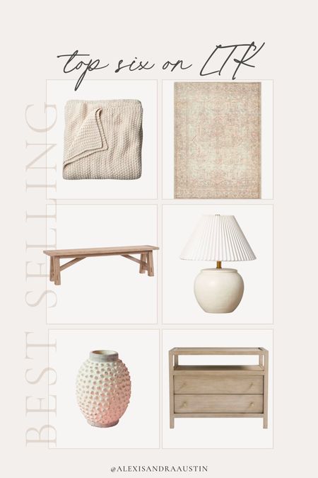 This week’s top six bestsellers on LTK!

Best sellers, home finds, vase finds, area rug, table lamp, neutral throw, bedroom bench, nightstand finds, furniture faves, Becki Owens, Crate and Barrel, HomeGoods, Target, neutral home, aesthetic decor, light and bright, fall decor, fall refresh, shop the look!