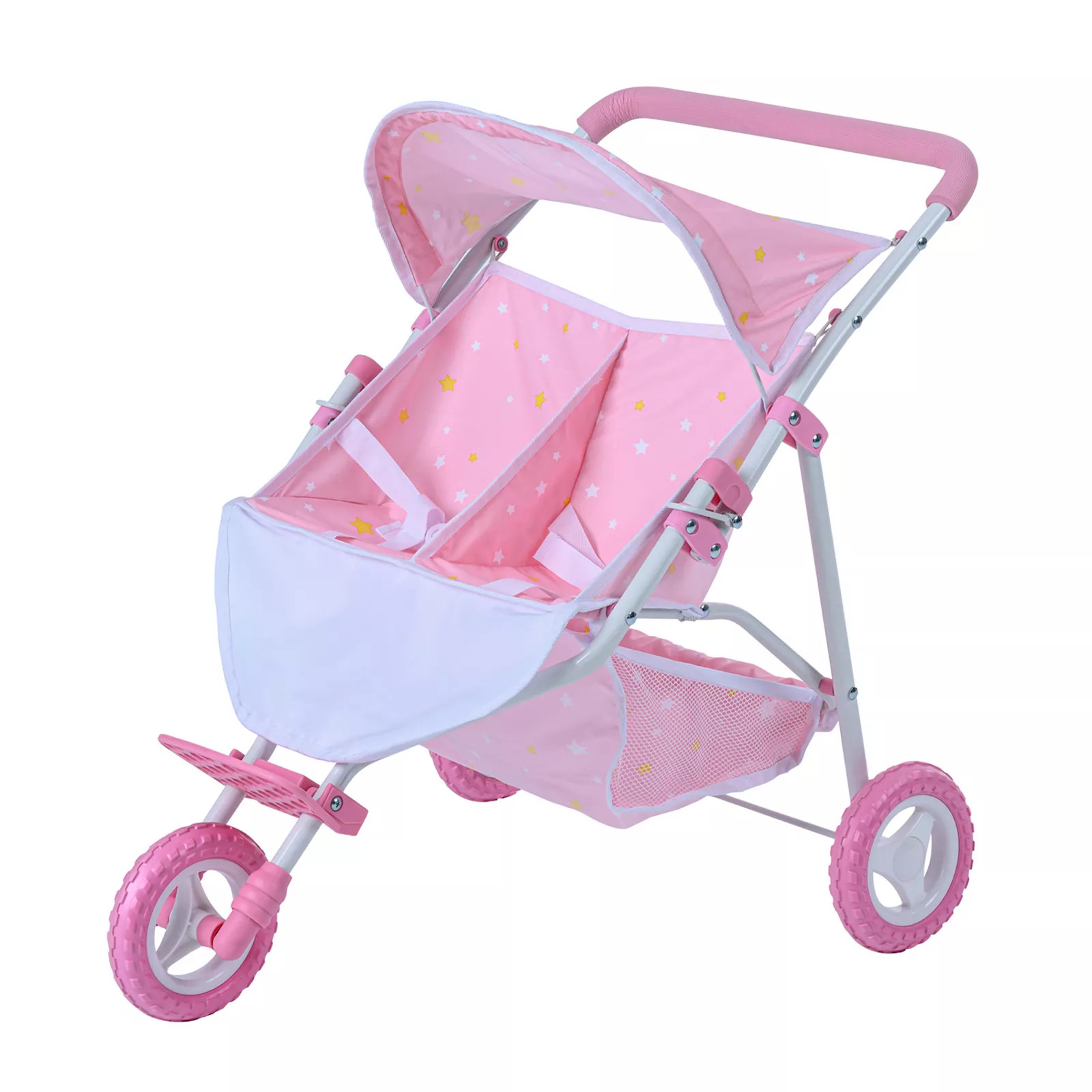Olivia's Little World Twinkle Stars Princess Baby Doll Twin Strollers, Pink | Kohl's