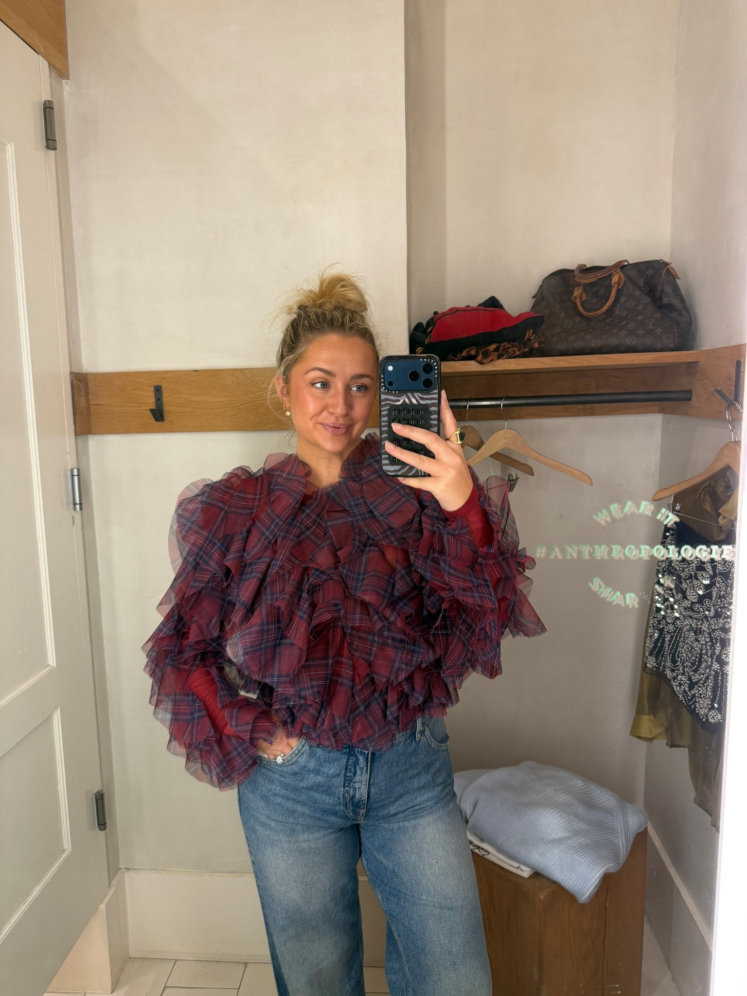 Medium in this fun festive top! 

#LTKSeasonal #LTKHoliday