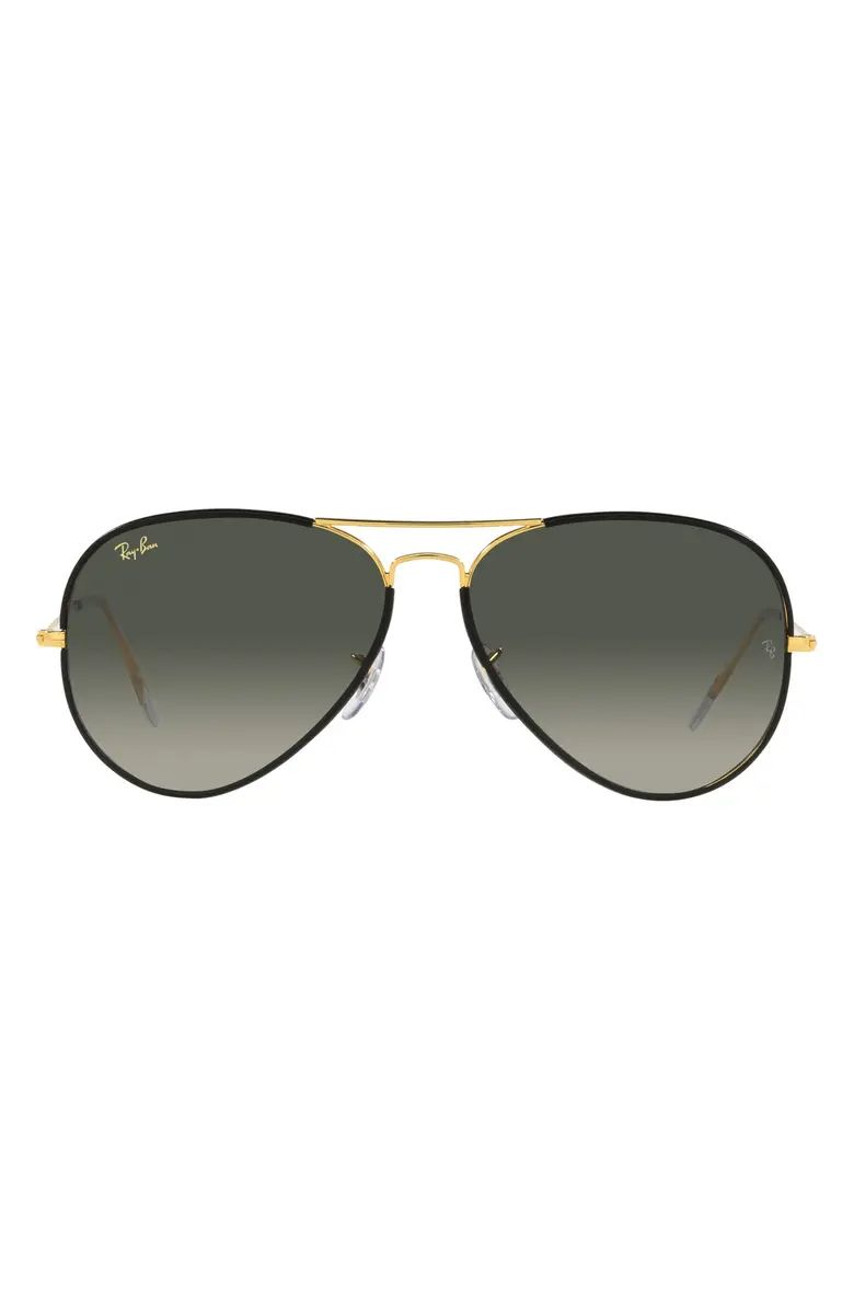 Aviator Full Color 58mm Sunglasses | Nordstrom