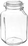 Bormioli Rocco Fido Square Clear Jar, 101.50-Ounce (23409) | Amazon (US)