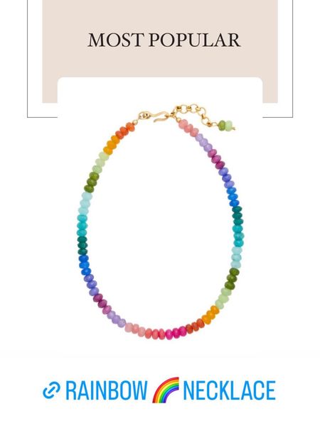 Candy necklace, summer necklaces, summer stack, summer jewelry, rainbow necklace, candy necklace 

#LTKGiftGuide #LTKtravel #LTKFestival