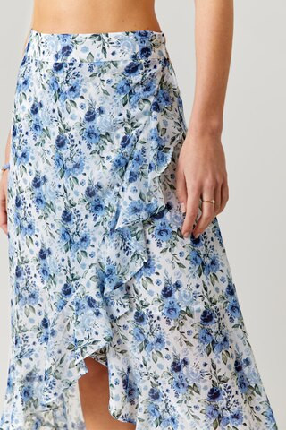 Krista Floral High Low Midi Skirt | Francesca's
