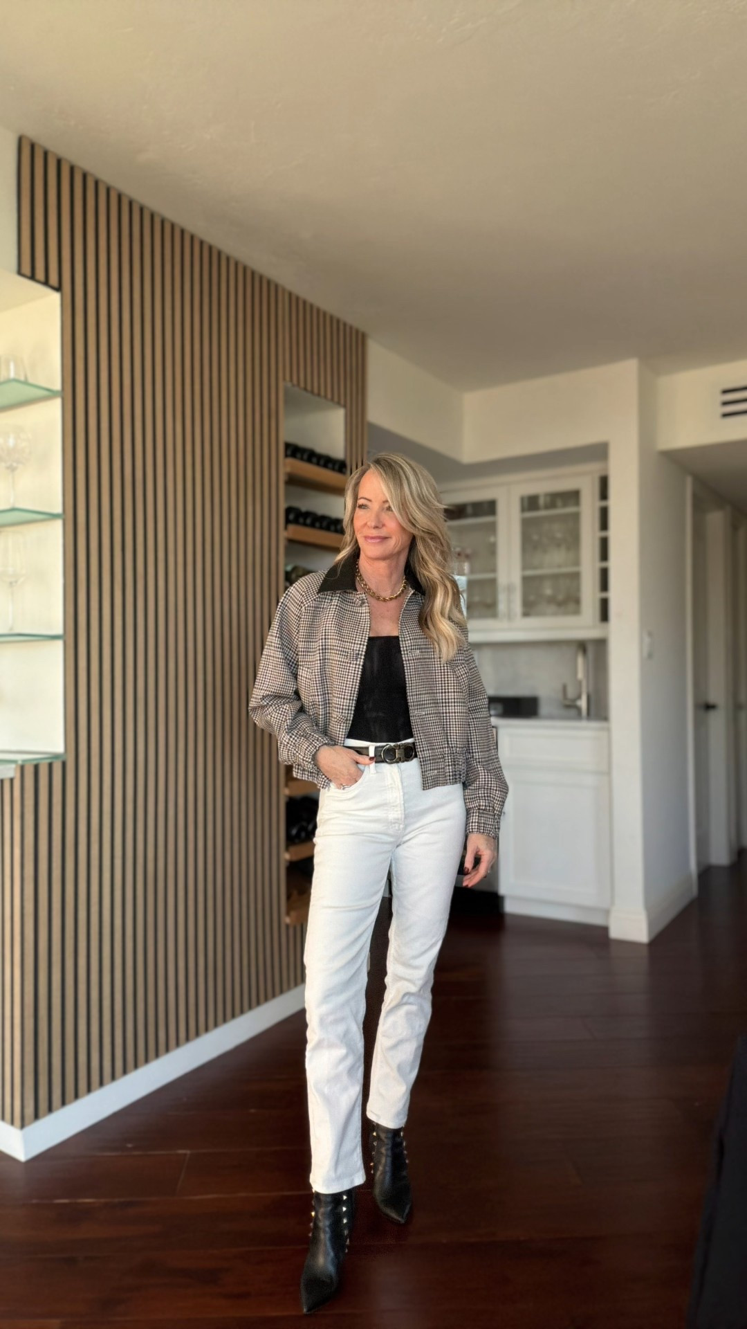 An easy elevated casual look I keep reaching for 🤍 White denim paired with a black base layer and a lightweight jacket makes this a perfect late-winter to spring outfit. The booties ground the look so the white jeans feel polished (not summery). Everything is flattering, wearable, and petite-friendly — all pieces linked!

#LTKOver40 #LTKSeasonal #LTKPetite