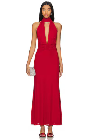 Runaway The Label Antoine Maxi Dress in Cherry from Revolve.com | Revolve Clothing (Global)