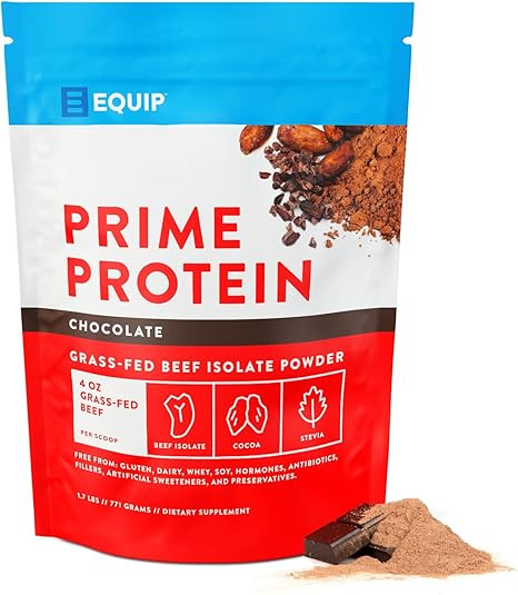 Equip Foods Prime Protein Powder | Clean, Grass Fed Beef Protein Powder | Carnivore Protein Isola... | Amazon (US)