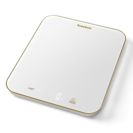 Homebuds 33lb Digital Food Scale Grams and Ounces in 1g, High Precision Assured by Kitchen Scale ... | Amazon (US)