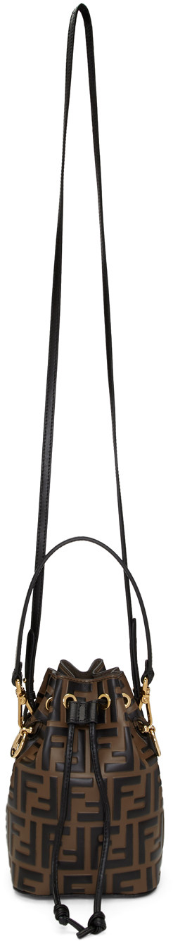 Brown Mini 'Forever Fendi' Mon Trésor Bucket Bag | SSENSE