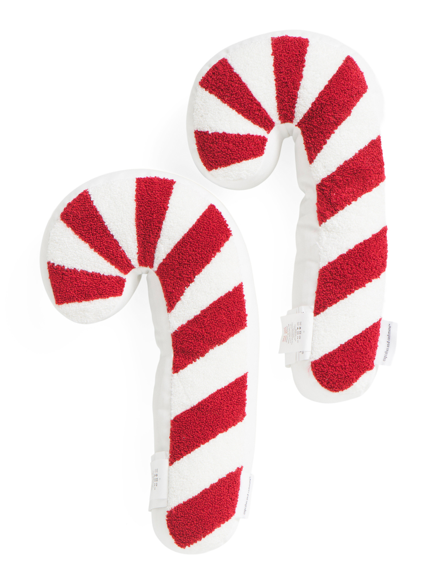 2pk 8x16 Shaped Candy Cane Pillows | TJ Maxx
