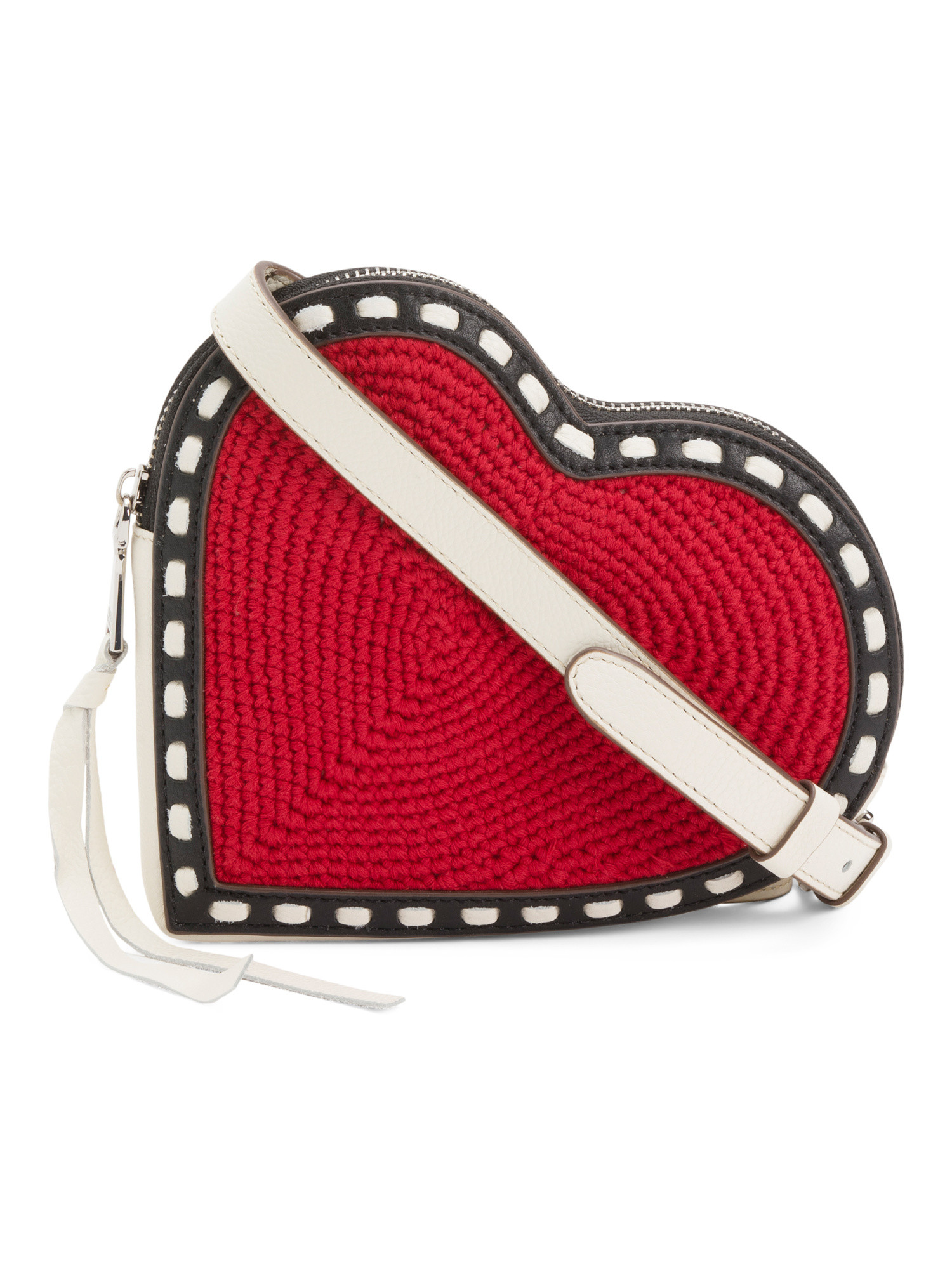 Leather Nothing But Love Crossbody Clutch | TJ Maxx