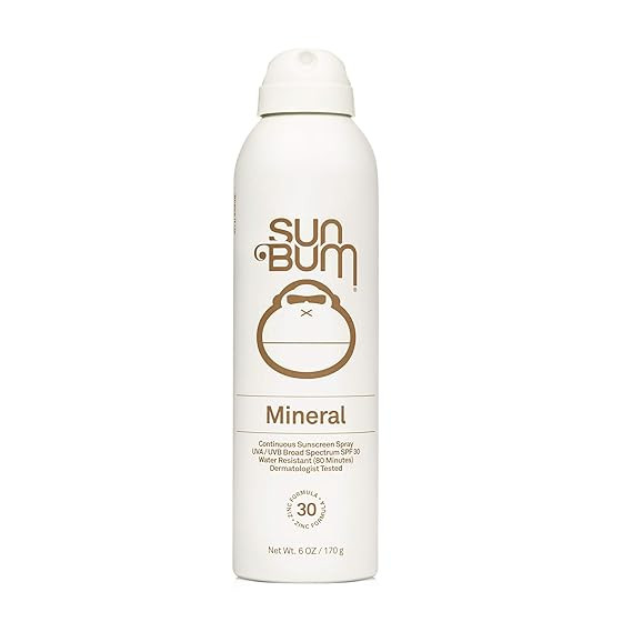 Sun Bum Mineral SPF 30 Sunscreen Spray | Vegan and Reef Friendly (Octinoxate & Oxybenzone Free) B... | Amazon (US)