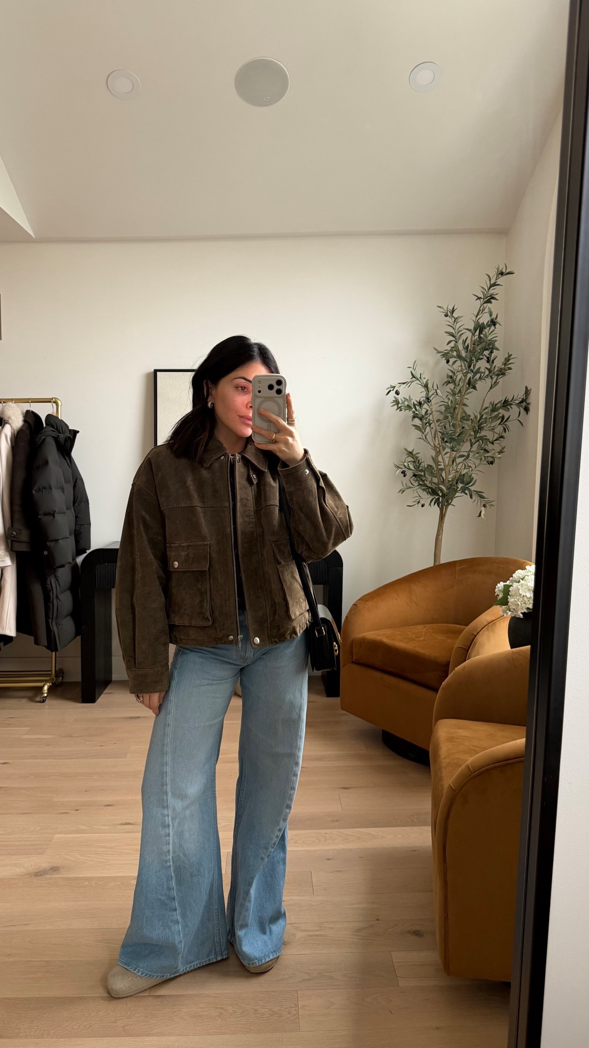 Jacket - XS
Sweater - XS
Denim - Size 25

#LTKpetite #LTKcanada #LTKdatenight