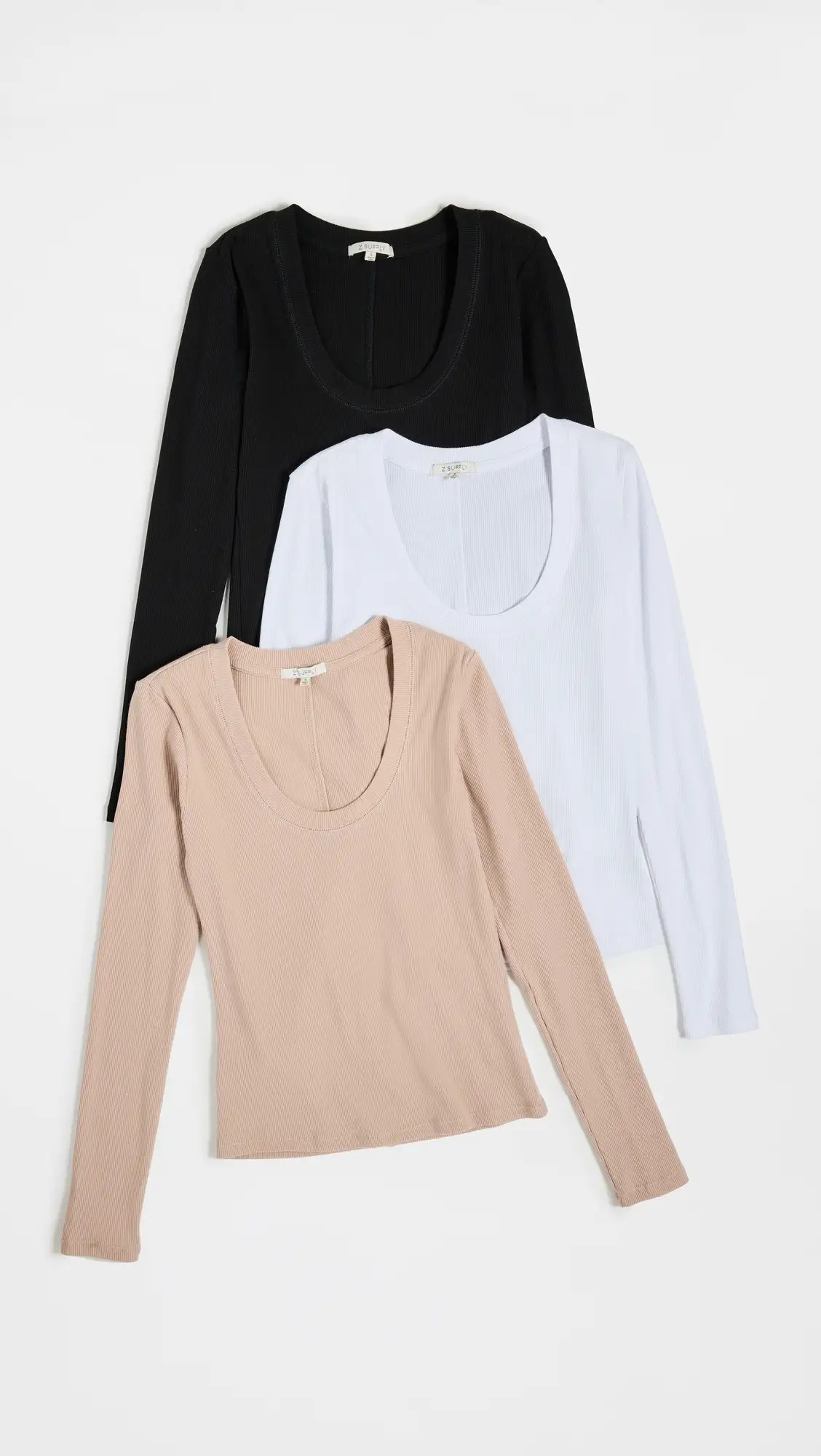 Z Supply Sirena 3 Pack Tees | Shopbop | Shopbop