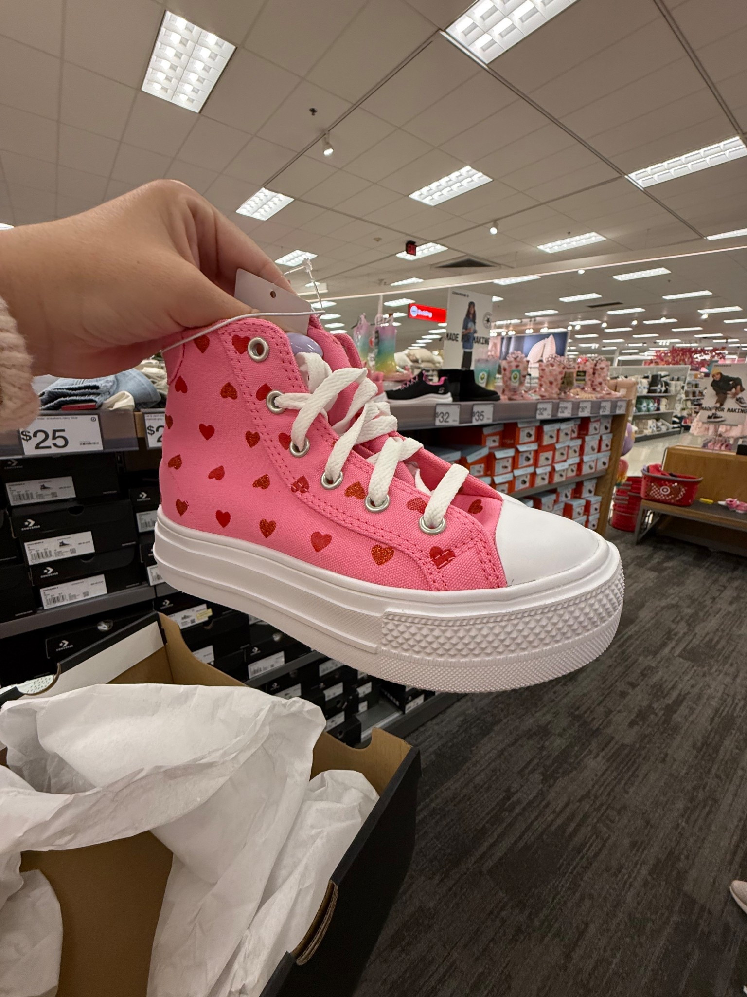 Are you kidding me with these cute kids high top converse?! My girls need these immediately! 

#LTKKids