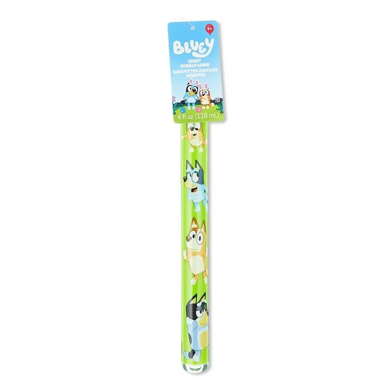 Bluey! Bubble Wand. Includes 4 Fluid Ounces of Premium Bubble Solution. Ages 3 and Up. | Walmart (US)