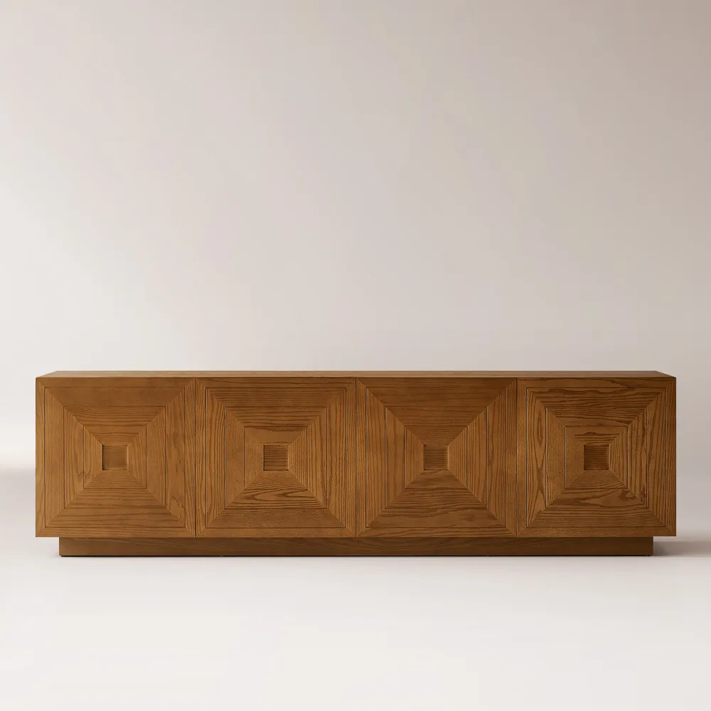 BEST SELLERKajsa 78" Carving Media Console | Hernest