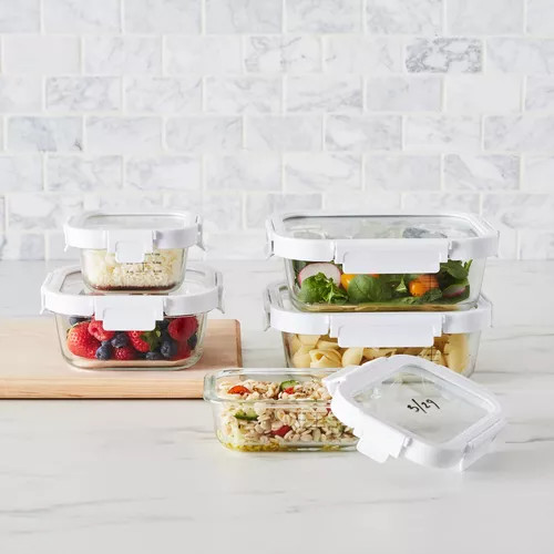 Sur La Table Glass Storage Containers, 10-Piece Set | Sur La Table