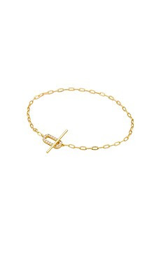 SHASHI Jade Pave Bracelet in Gold from Revolve.com | Revolve Clothing (Global)