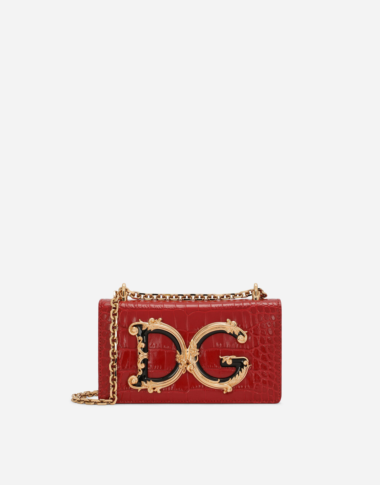 Calfskin DG Girls phone bag | Dolce & Gabbana