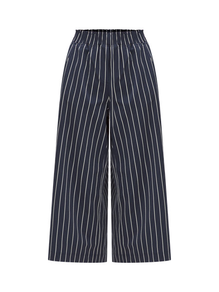 Stretch Woven Ruffle-Waist Wide-Leg Cropped Pant | Lululemon (US)