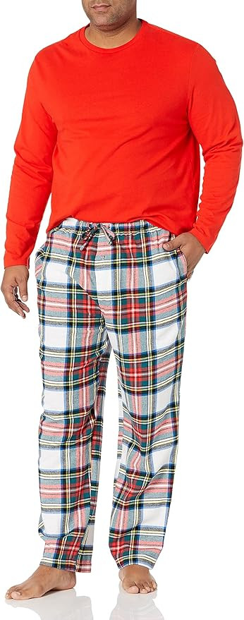 Amazon Essentials Men's Flannel Pajama Set (Available in Big & Tall) | Amazon (US)