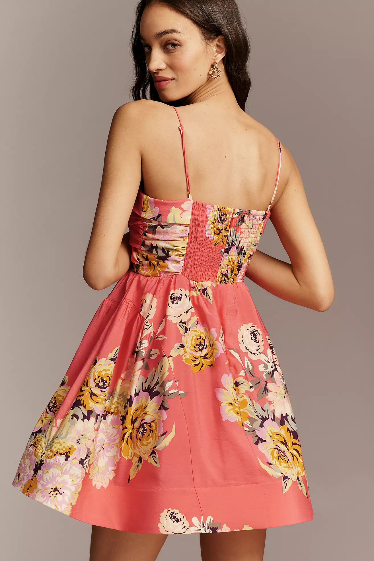 Maeve Sleeveless Fit & Flare Mini Dress | Anthropologie (US)