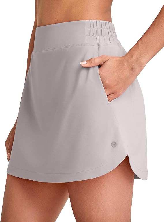 G4Free A Line Golf Skirts for Women 15'' Elastic High Waisted Tennis Skorts Soft Casual Athletic ... | Amazon (US)