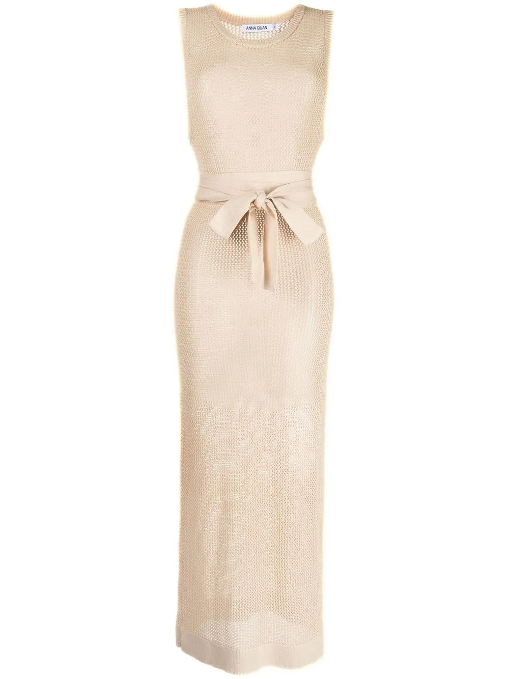 Anna Quan Ribbed Midi Dress  - Farfetch | Farfetch Global