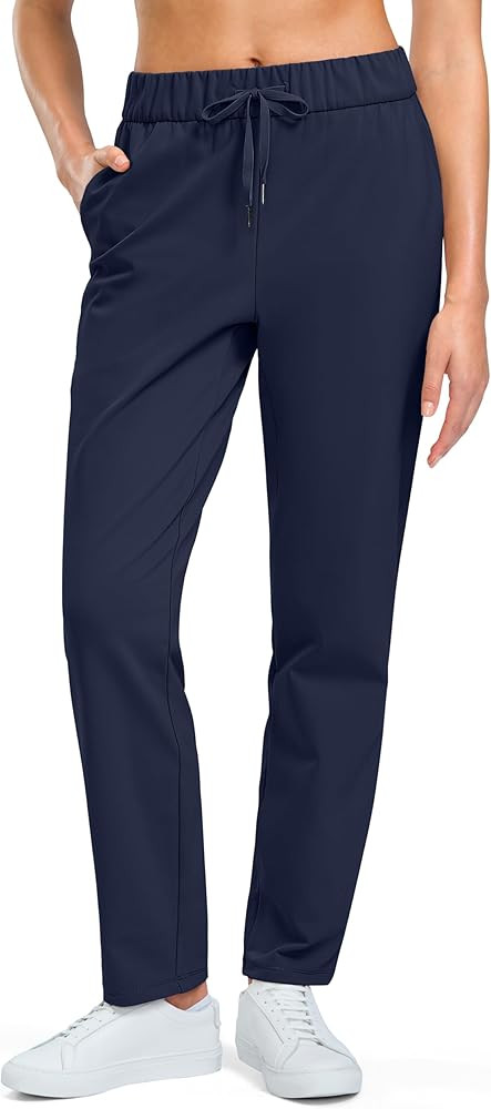 G Gradual Fleece Lined Pants Women 27.5"/29" Golf Pants 3 Pockets Water Resistant Warm Sweatpants... | Amazon (US)