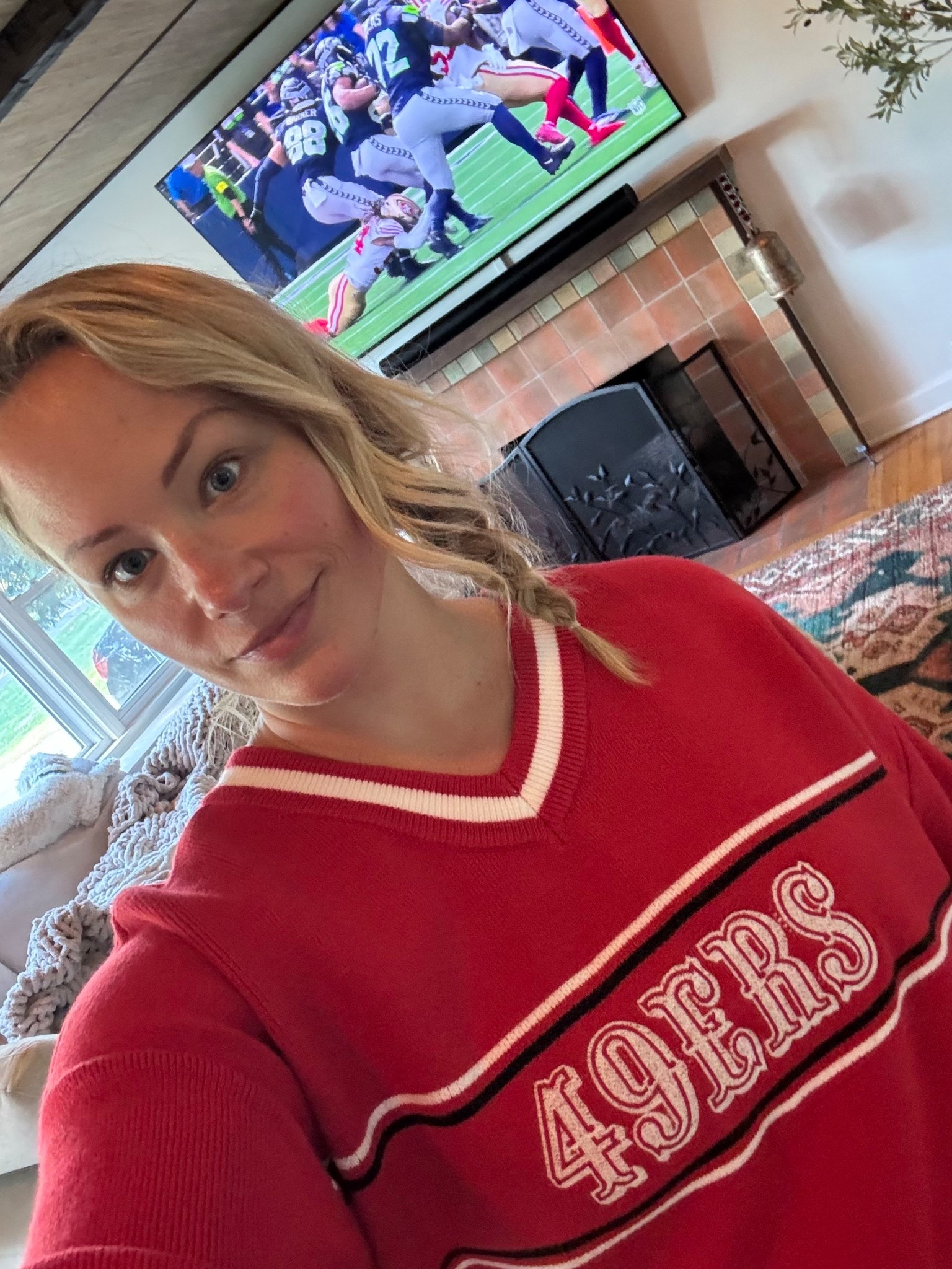 NFL Kickoff time! Repping in style in Abercrombie! 