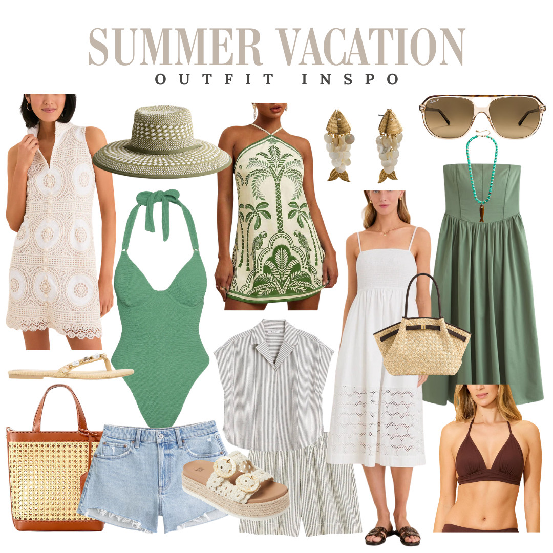 Summer Vacation Outfit Inspo ✨🌴 Sundresses, a great pair of denim, swimwear to wear to the beach, elevated casual lounge sets, sandals and more.

Summer outfits
Summer dresses
Vacation outfits
Vacation outfit inspo
Family vacation
Swimwear

#LTKootd #LTKSeasonal #LTKSwim