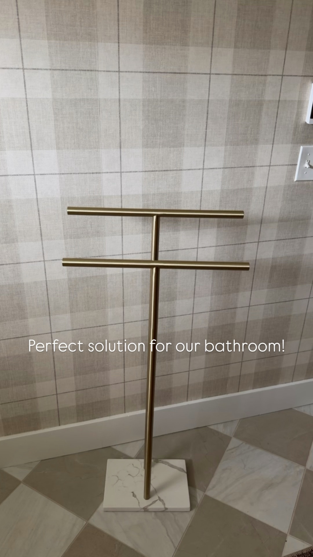 This towel stand is the perfect solution for our bathroom! 

#LTKSaleAlert #LTKHome