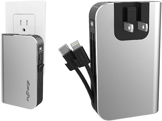 myCharge Portable Charger for iPhone Built in Cable USB C Power Bank Fast Charging Hub 4400mAh (L... | Amazon (US)