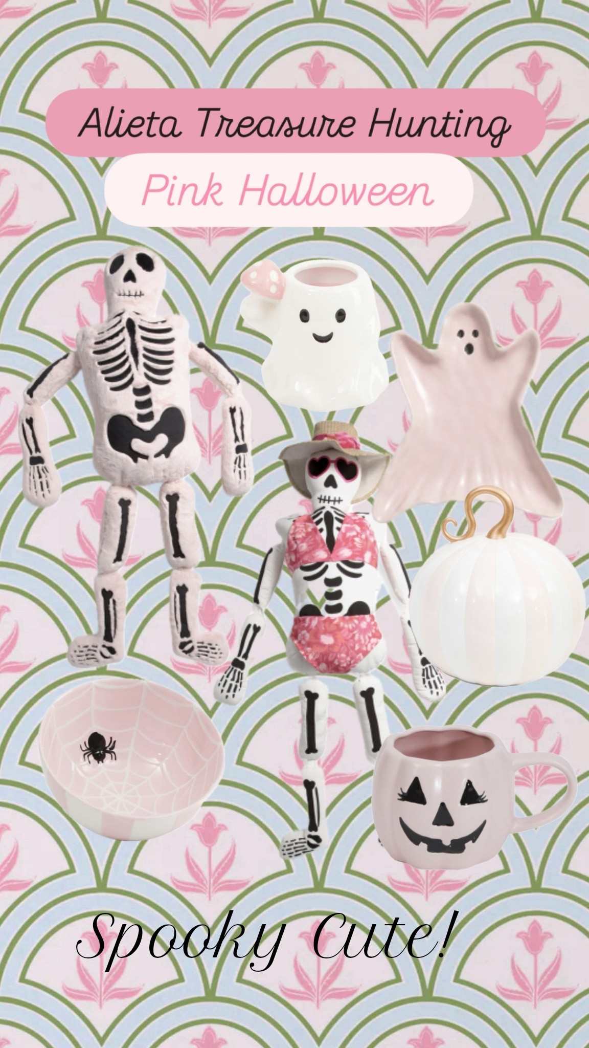 Pink looks good on pumpkins, ghosts, and skeletons, too!



#LTKHome #LTKSeasonal #LTKFallSale